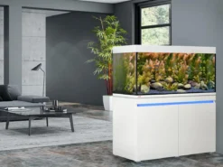 EHEIM Aquarium Kombination incpiria 430 duo, weiß, 430 l, ca. B130/H144/T60 cm