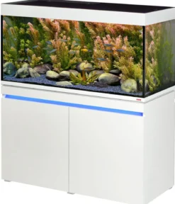 EHEIM Aquarium Kombination incpiria 430 duo, weiß, 430 l, ca. B130/H144/T60 cm