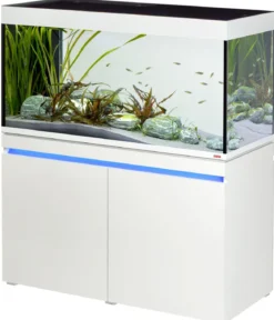 EHEIM Aquarium Kombination incpiria 430 duo, weiß, 430 l, ca. B130/H144/T60 cm