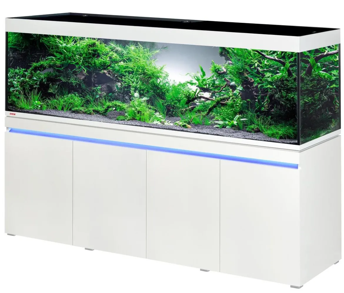 EHEIM Aquarium Kombination incpiria 630, weiß, 630 l, ca. B200/H144/T60 cm