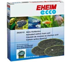 EHEIM ecco Aktiv-Kohlevlies, 3er-Set