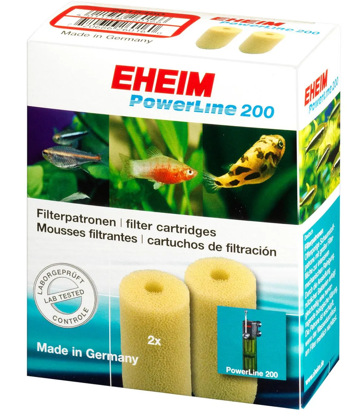EHEIM PowerLine Filterpatronen, 2er-Pack