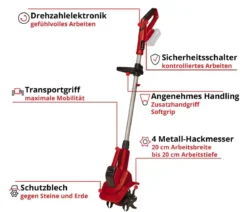 Einhell Akku-Bodenhacke GE-CR 18/20 Li E-Solo