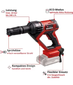 Einhell Akku-Druckreinigerpistole HYPRESSO 18/24