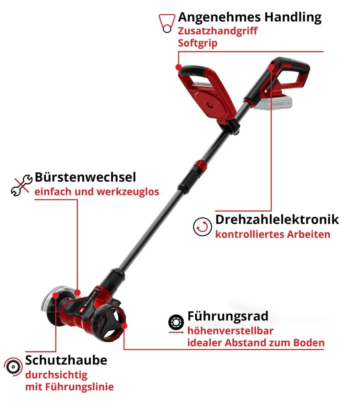 Einhell Akku-Fugenreiniger GE-CC 18/110 Li E-Solo
