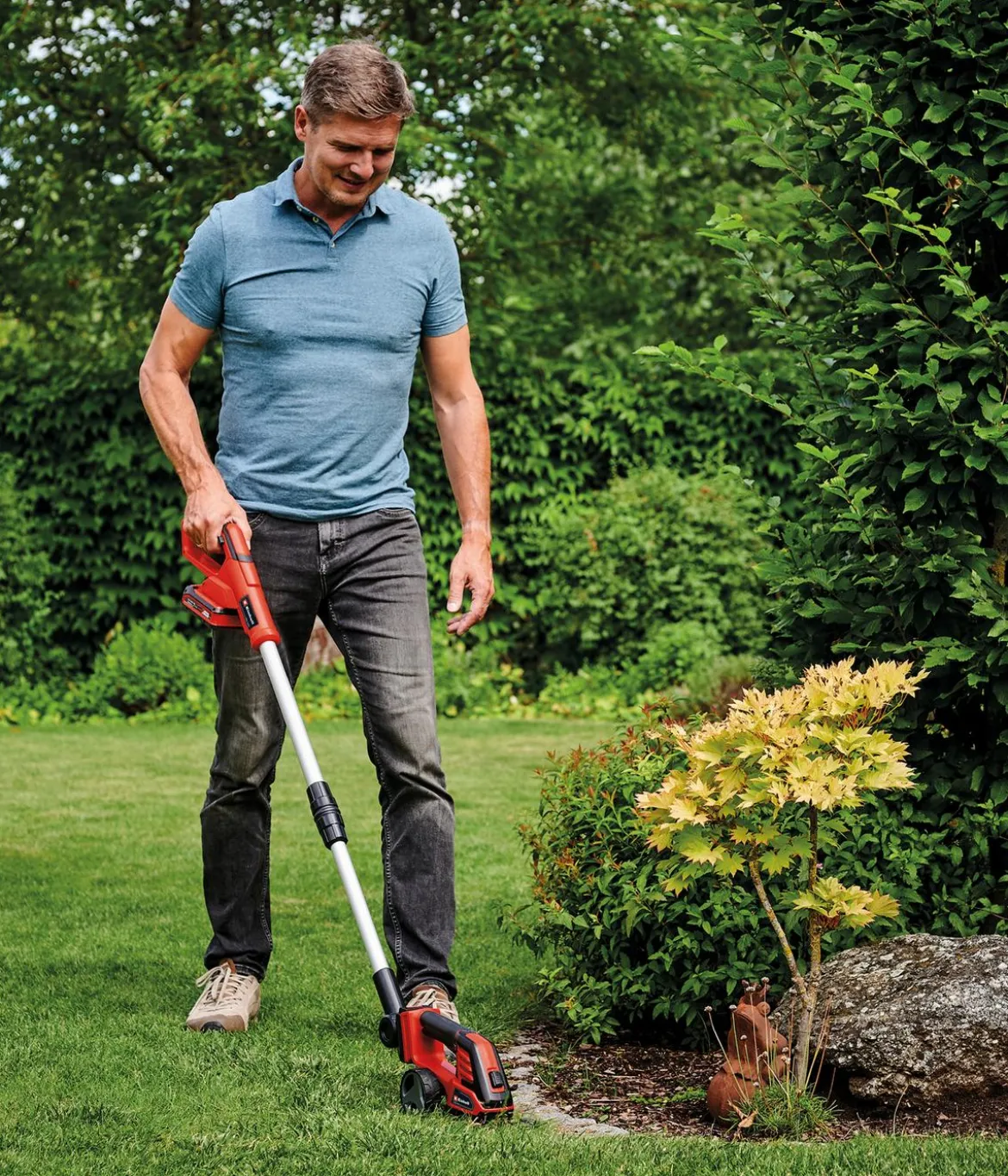 Einhell Akku-Gras- und Strauchschere GE-CG 18/100 Li T-Solo