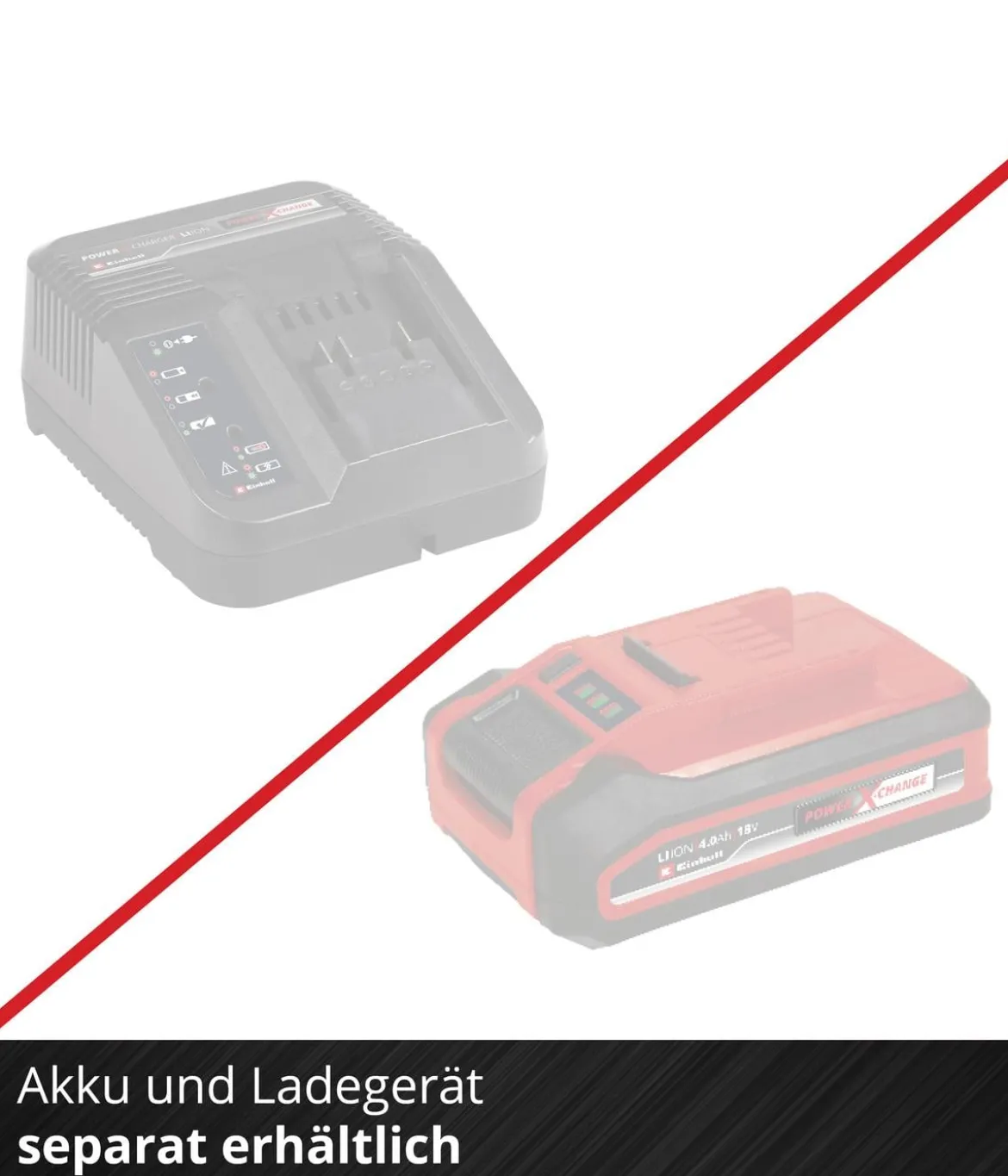 Einhell Akku-Gras- und Strauchschere GE-CG 18/100 Li T-Solo