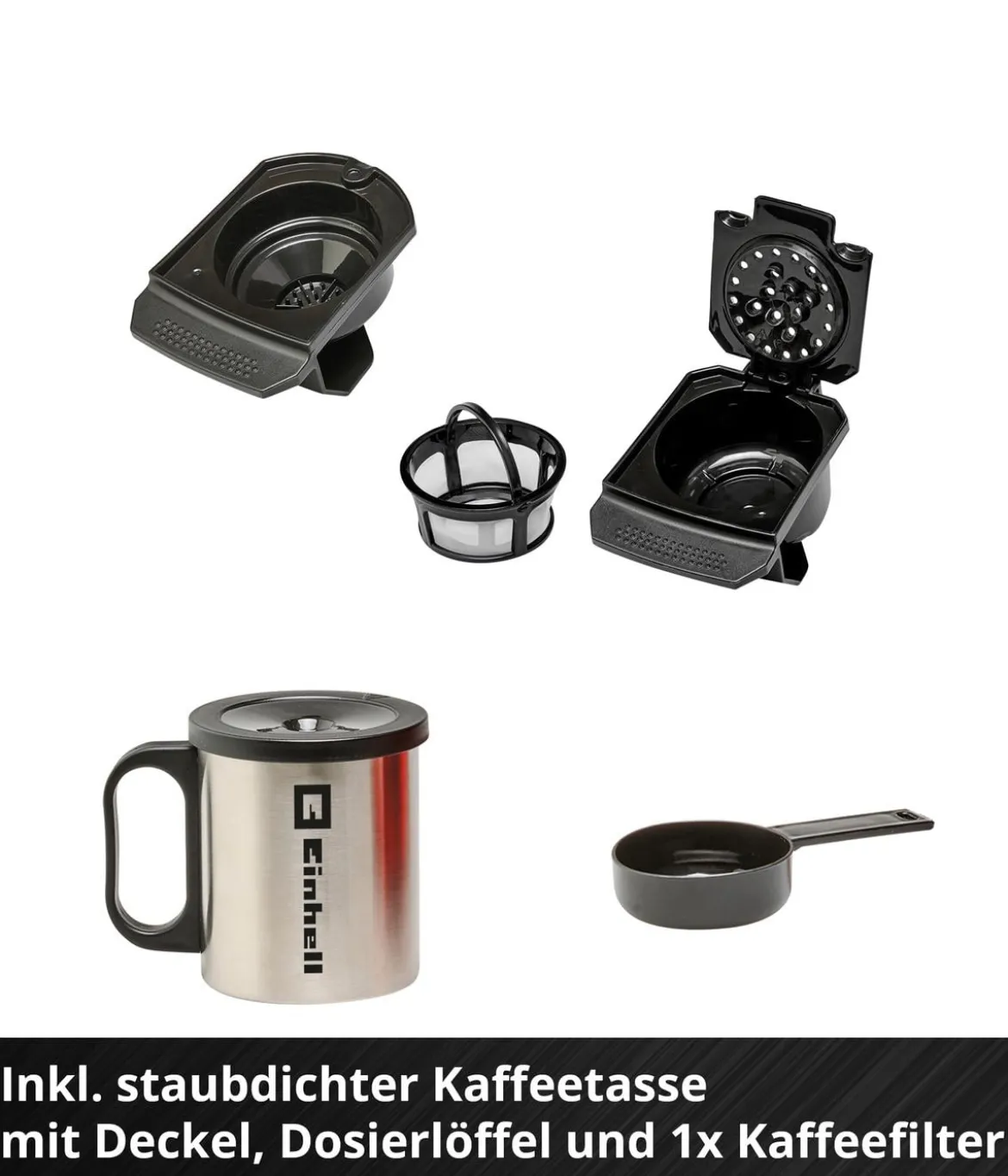 Einhell Akku-Kaffeemaschine TE-CF 18 Li-Solo