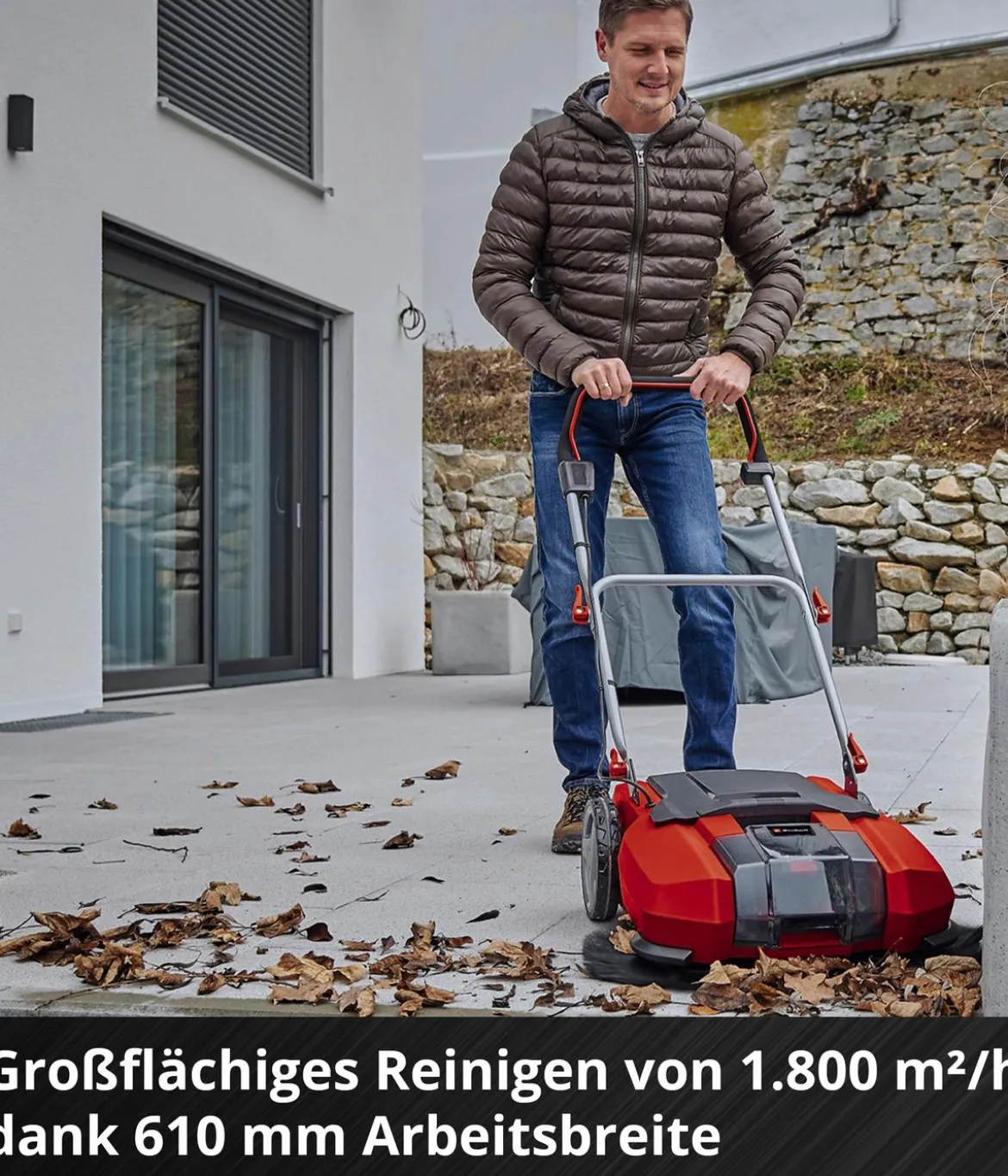 Einhell Akku-Kehrmaschine TE-SW 18/610 Li-Solo