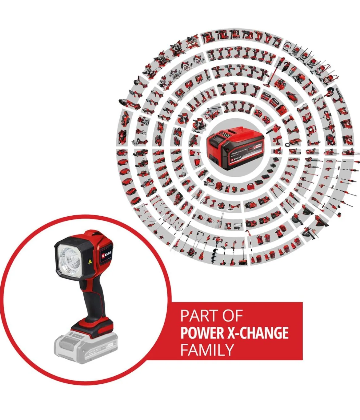 Einhell Akku-Lampe TC-CL 18/350 Li - Solo