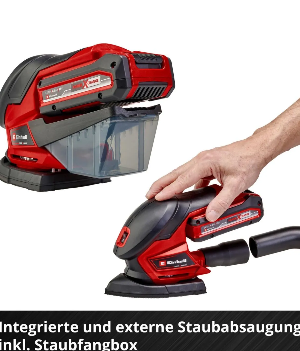 Einhell Akku-Multischleifer TE-OS 18/150 Li Solo