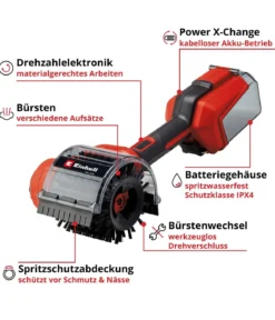 Einhell Akku-Oberflächenbürste PICOBELLA 18/90