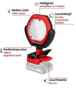 Einhell Akku-Outdoor-Lampe GC-OL 18/1500 Li-Solo