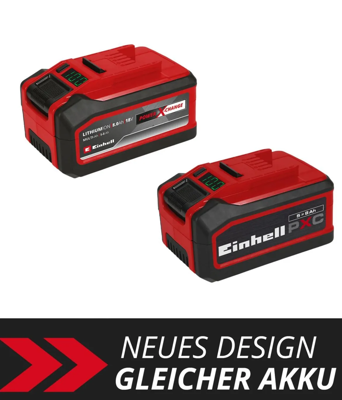 Einhell Akku PXC+ 18V 5-8 Ah MULTI