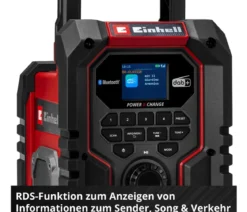 Einhell Akku-Radio TE-CR 18 Li DAB+/FM/BT - Solo