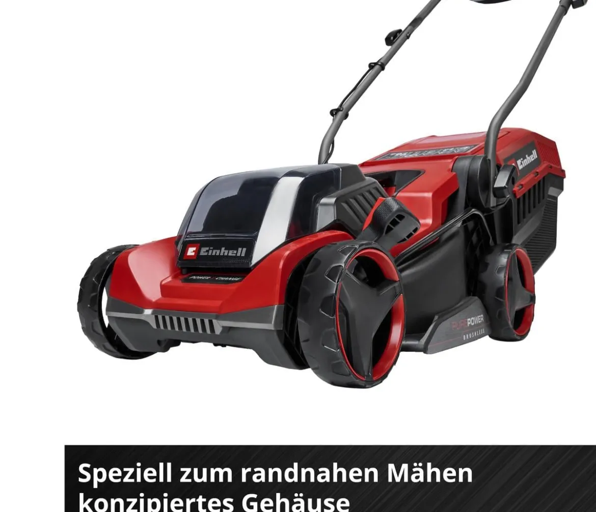 Einhell Akku-Rasenmäher GE-CM 18/32 C Li BL, inkl. 4,0 Ah Akku & Schnellladegerät