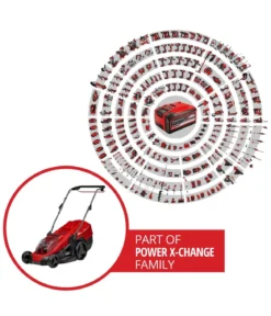 Einhell Akku-Rasenmäher GE-CM 36/43 Li M, inkl. 2x 4,0 Ah Akku & 2x Schnellladegerät