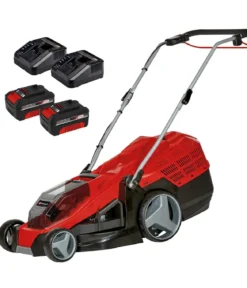 Einhell Akku-Rasenmäher GE-CM 36/43 Li M, inkl. 2x 4,0 Ah Akku & 2x Schnellladegerät