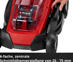 Einhell Akku-Rasenmäher GE-CM 36/43 Li M, inkl. 2x 4,0 Ah Akku & 2x Schnellladegerät
