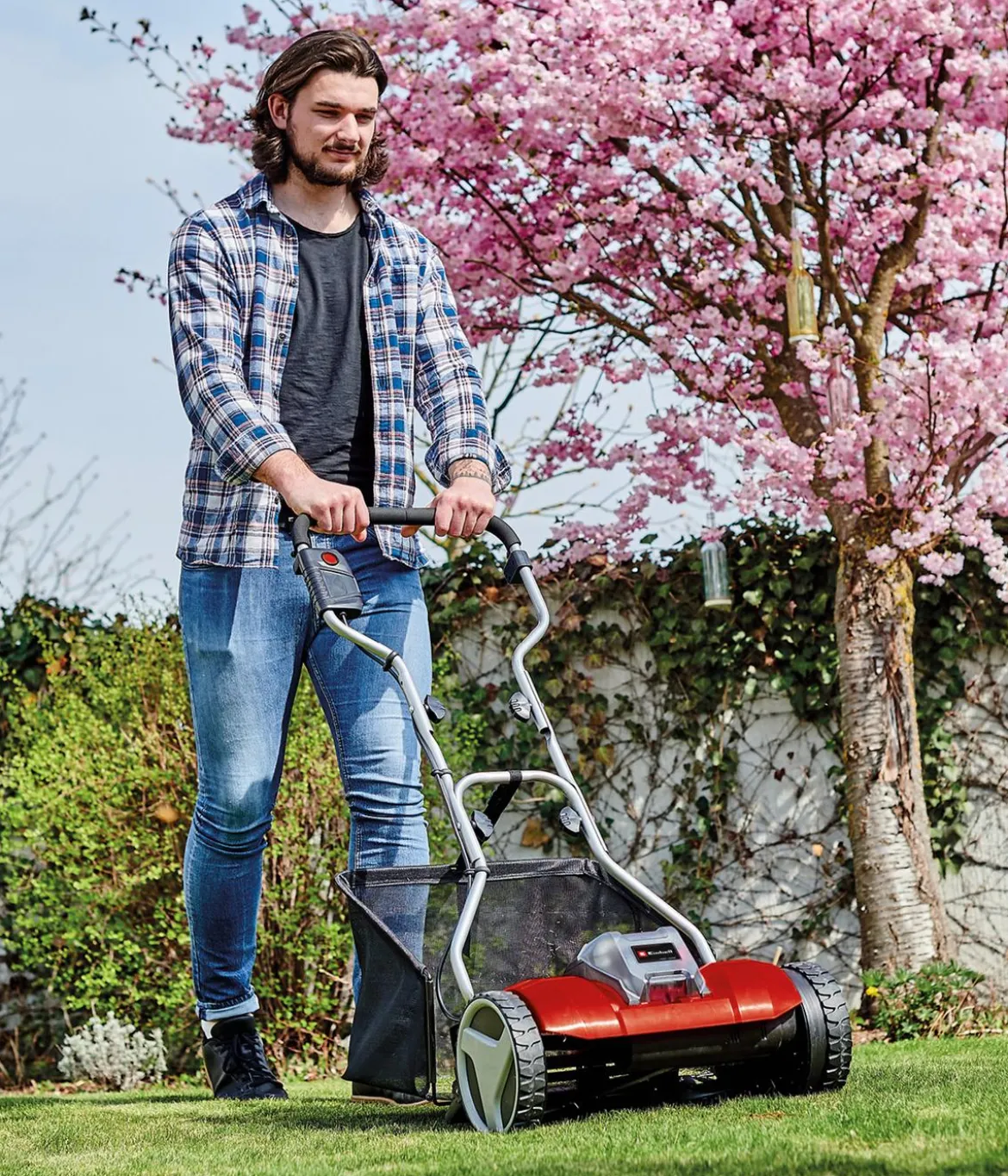 Einhell Akku-Spindelmäher GE-HM 18/38 Li-Solo