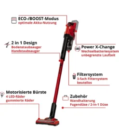 Einhell Akku-Stielstaubsauger TE-SV 18 Li-Solo