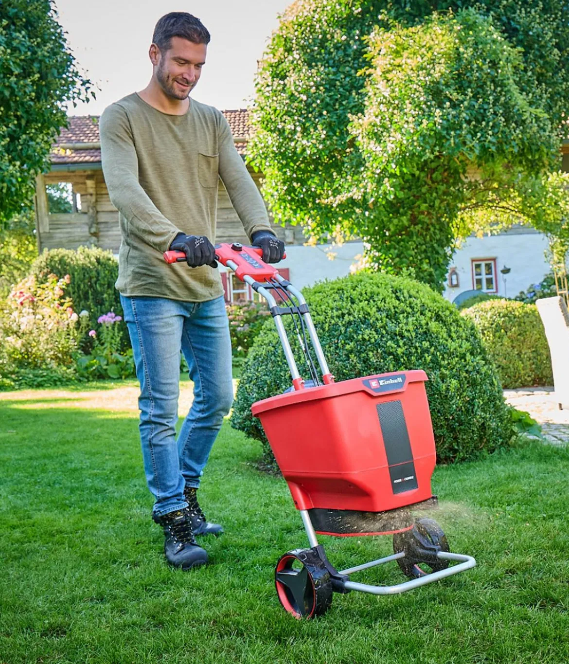 Einhell Akku-Streuwagen GE-SR 18/22 Li-Solo