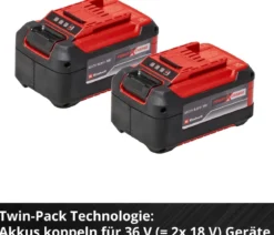 Einhell Akku 2x 18 V 5,2 Ah PXC-Twinpack