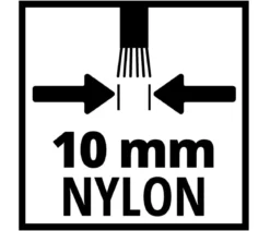 Einhell Fugenbürste Nylon, ca. B11/H11/T3,6 cm