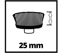 Einhell Oberflächenbürste ULTRA 95/25, Messing