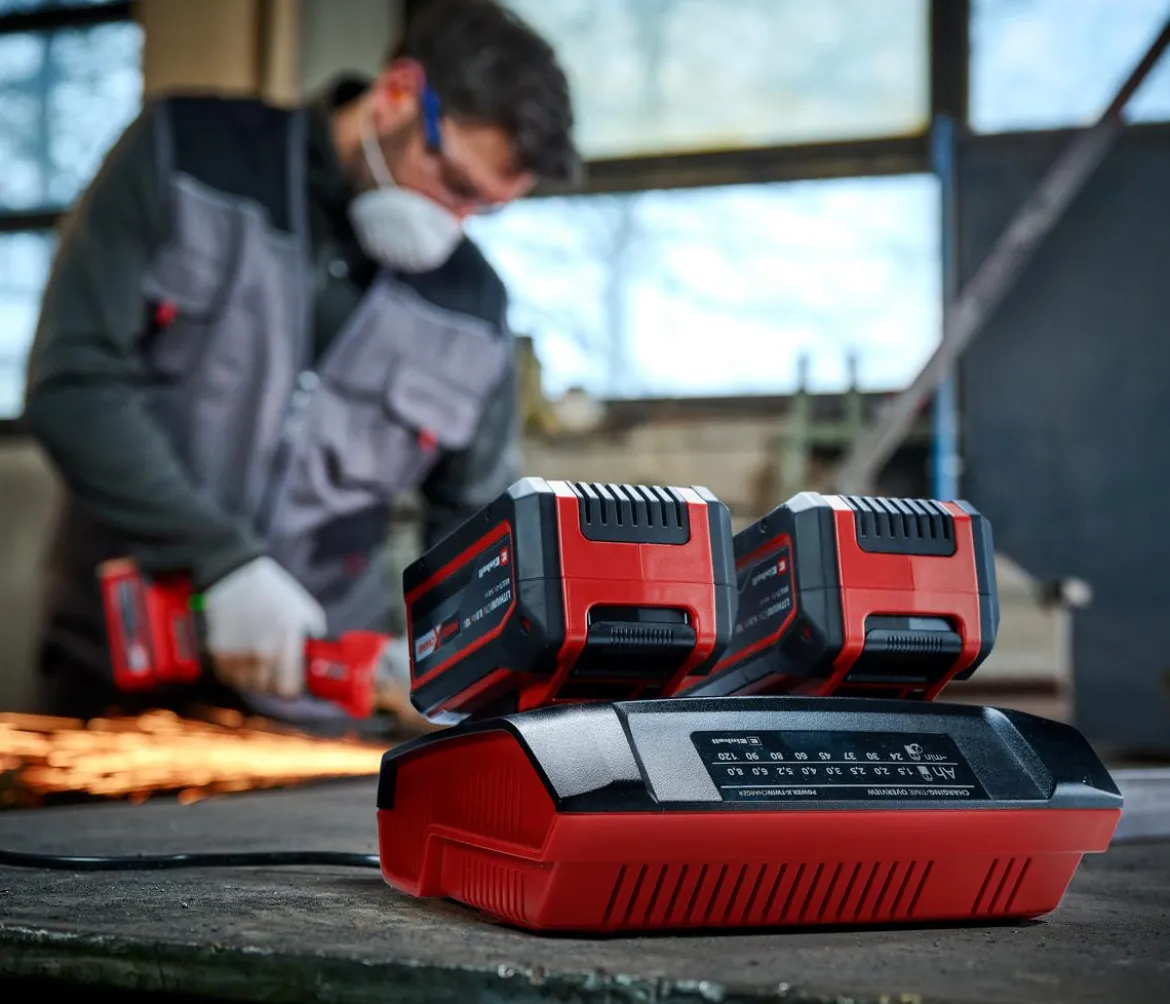 Einhell PXC-Ladegerät Power X-Twincharger 4A
