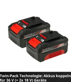 Einhell PXC-Twinpack, 2x 18V 4,0 Ah Akku