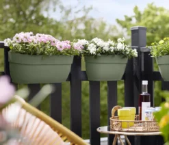 elho Kunststoff-Balkonhängetopf Vibia Campana Easy, länglich