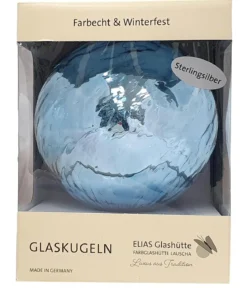 ELIAS Glashütte Rosenkugel Venezia, verspiegelt, ca. Ø15 cm