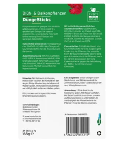 Enjoy Your Home Balkon- & Blühpflanzen DüngeSticks, 24 Stk.