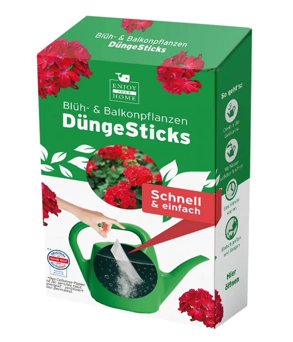 Enjoy Your Home Balkon- & Blühpflanzen DüngeSticks, 24 Stk.