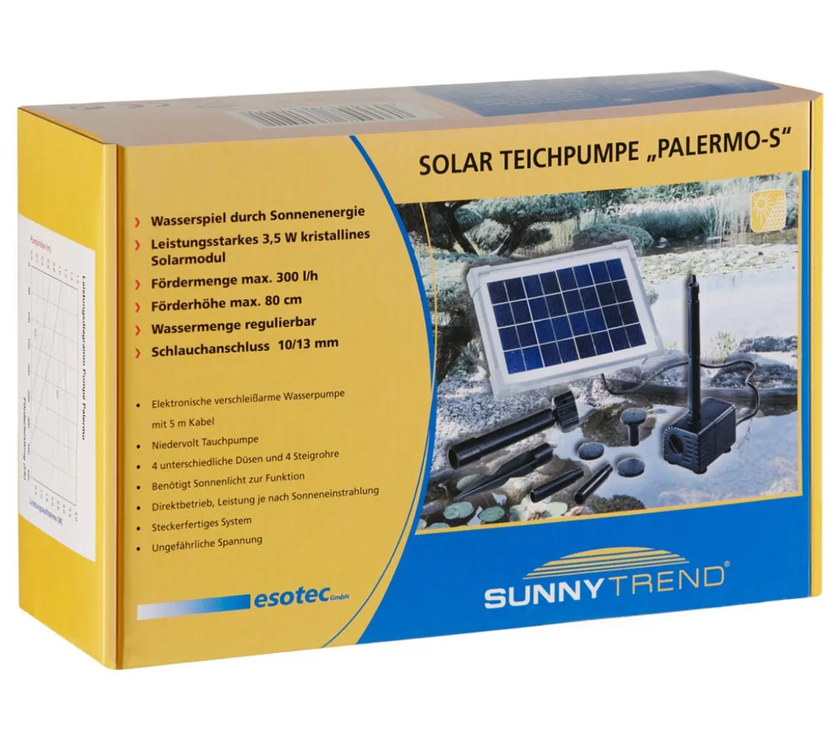 Esotec Solarpumpe Palermo für den Gartenteich