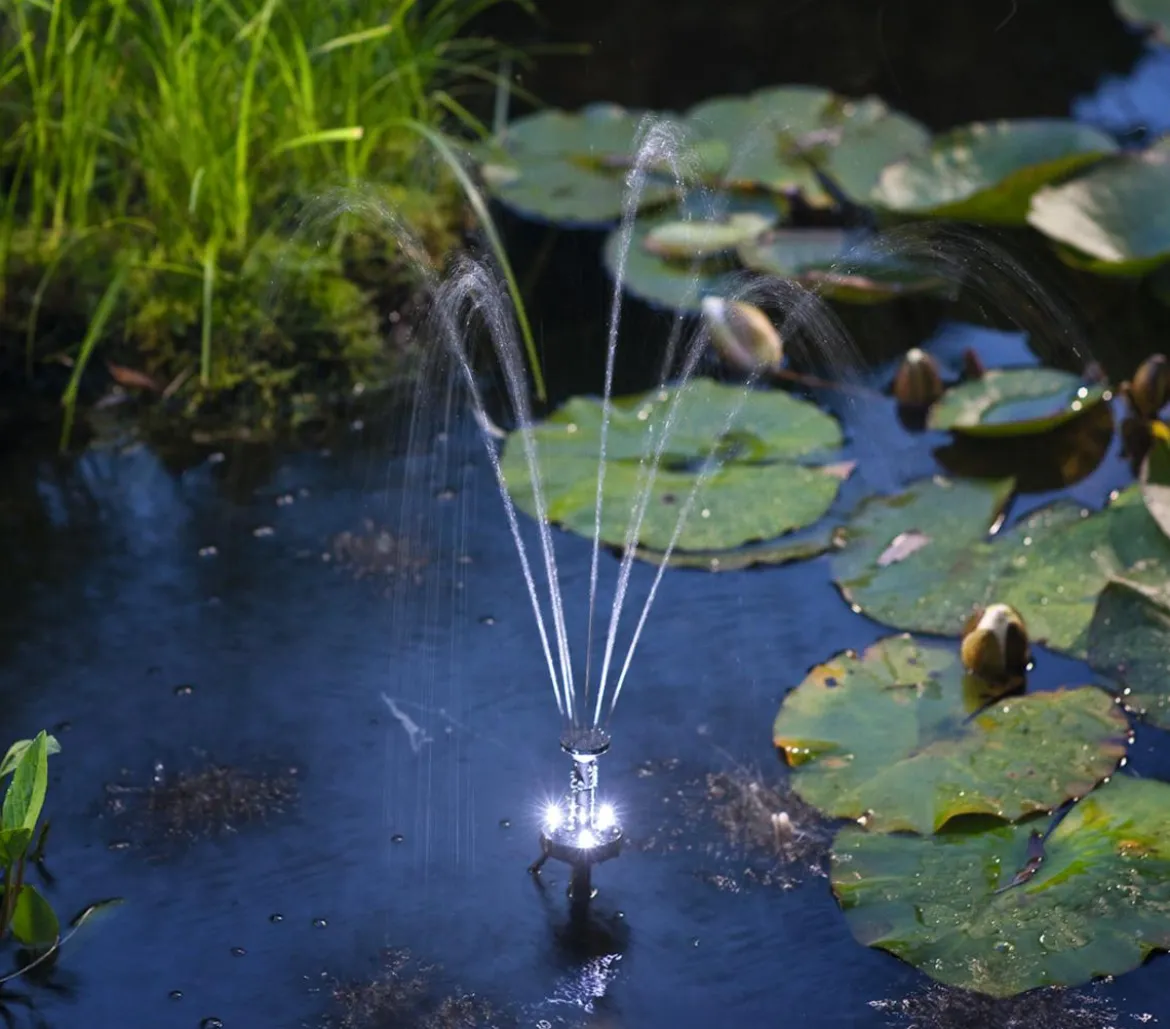 Esotec Solarpumpe Palermo LED für den Gartenteich