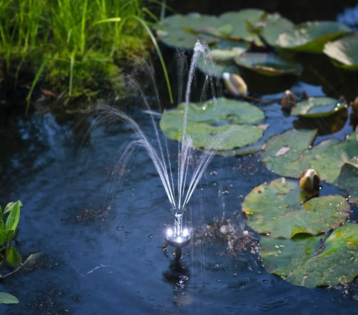 Esotec Solarpumpe Palermo LED für den Gartenteich
