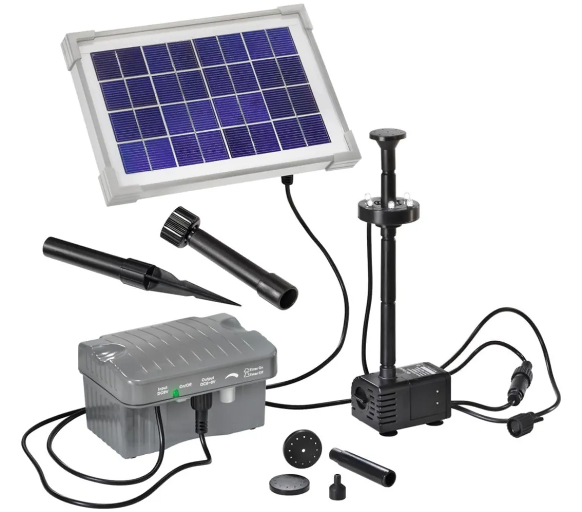 Esotec Solarpumpe Palermo LED für den Gartenteich