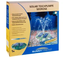 Esotec Solarpumpe Seerose für den Gartenteich
