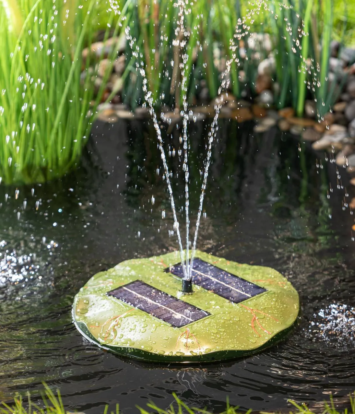 Esotec Solarpumpe Seerose für den Gartenteich