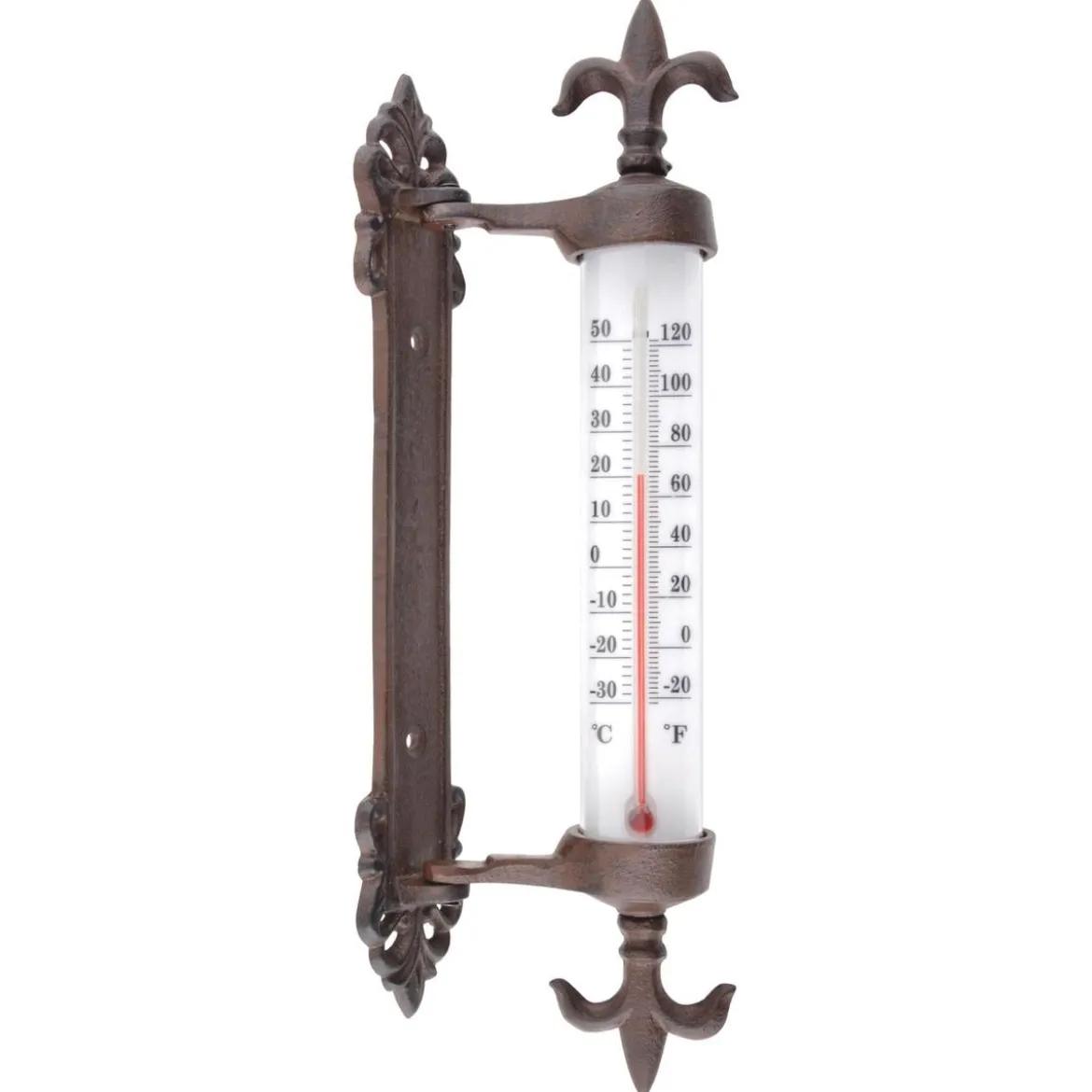 Esschert Design Gusseisen-Fensterrahmenthermometer