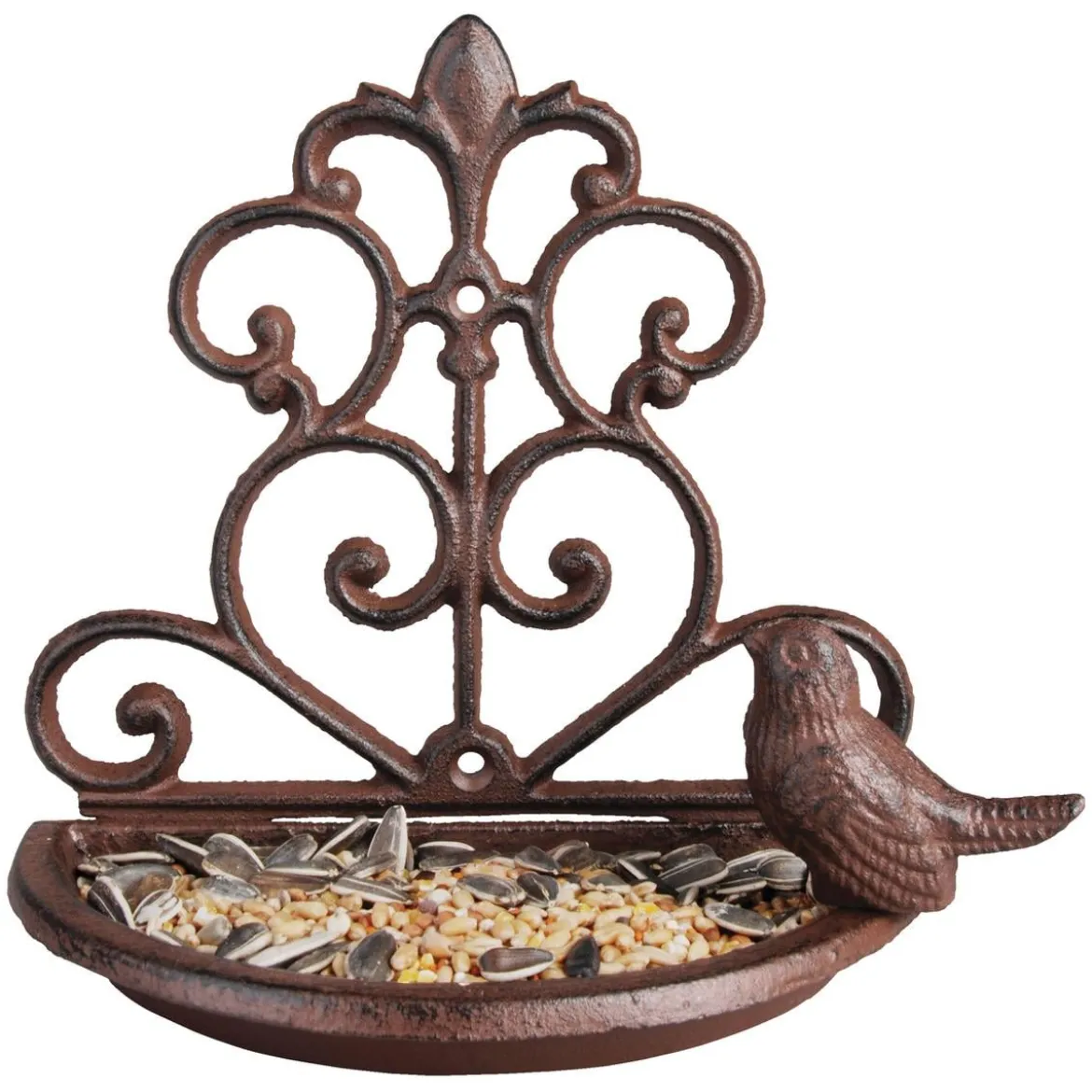 Esschert Design Gusseisen-Wandfutterschale
