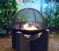 Esschert Funkenschutz für Feuerschale, ca. Ø59,2/H21,5 cm