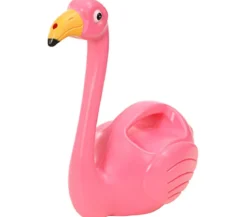 Esschert Kunststoff-Gießkanne Flamingo, pink, 1,46 l