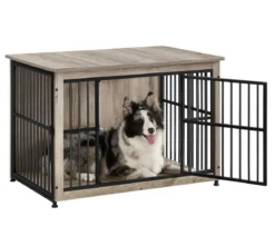 Feandrea Hundekäfig, greige, ca. B98/H69/T65 cm