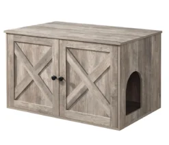 Feandrea Katzenklo-Schrank mit Türen, ca. B80/H49,2/T53 cm