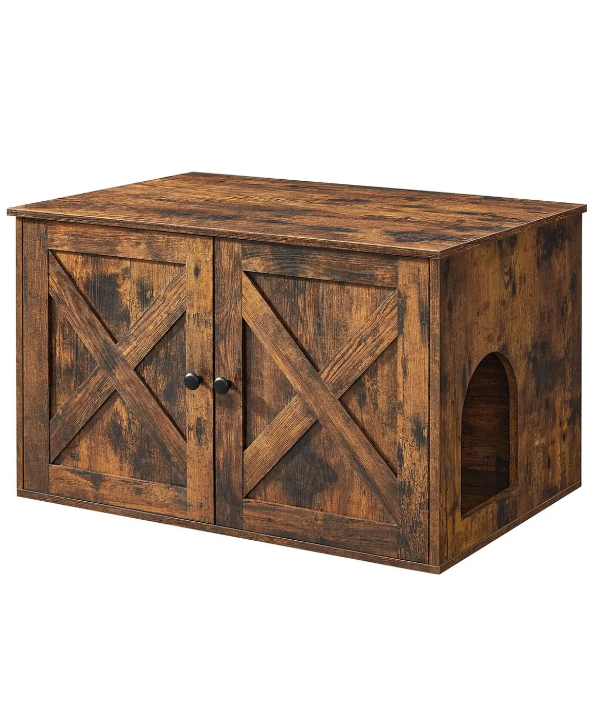 Feandrea Katzenklo-Schrank mit Türen, ca. B80/H49,2/T53 cm