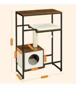 Feandrea Kratzbaum, braun, ca. B74/H114/T34 cm