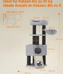 Feandrea Kratzbaum, ca. B50/H141/T50 cm